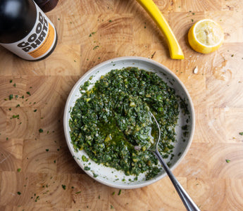 Salsa Verde with Organic Extra Virgin Olive Oil