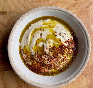 Tahini Dip with Virgin Avocado Oil